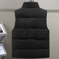 thumbnail image 2 of OGLCCG Men's Puffer Vest Winter Warm Padded Outerwear with Pockets Lightweight Warm Casual Thick Full Zipper Sleeveless Jacket, 2 of 7