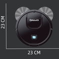 thumbnail image 3 of Low Noise 1200PA Smart Floor Robotic Vacuum Cleaner Mop Sweeper Self Navigate Dust Cleaner Robot Cleaner Rechargeable Mini Cleaning Machine for Home Cleaning Black/White/Red, 3 of 5