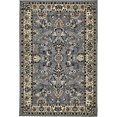 thumbnail image 1 of Unique Loom Kashan Traditional Floral Area Rug, 4 x 6 Feet, Gray/Ivory, 1 of 2