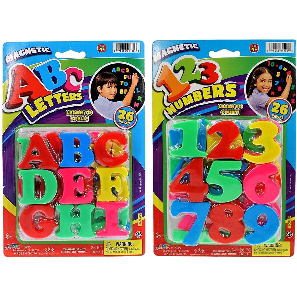 27 Piece Set Pack of 2 54 Pieces Total Ja-Ru Fun With ABC's Alphabet Set 