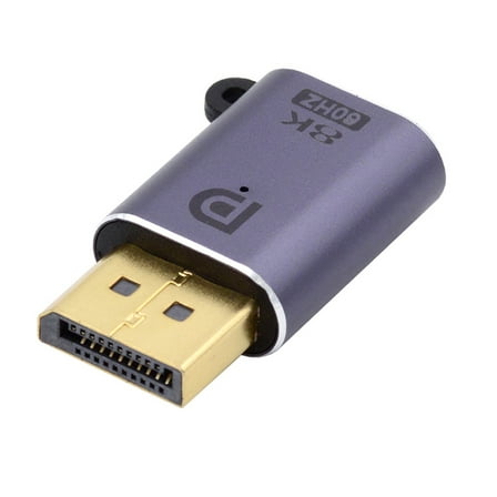 CY DisplayPort 1.4 Male to Mini DP Female 8K 60hz Adapter Ultra-HD UHD 4K 144hz 7680*4320 for Video PC Laptop Monitor