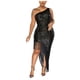 thumbnail image 1 of Vestidos Para Mujer Vestido de Lentejuelas Erógeno Un Hombro Cuello Inclinado Sin Mangas Cintura Alta Vestido de Fiesta Odeerbi ODB183718, 1 of 9
