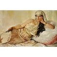 thumbnail image 3 of Narciso Sentenach 18x13 Black Modern Framed Museum Art Print Titled - Reclining Woman with Scissors, 3 of 5