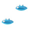 thumbnail image 1 of ZheElen Plastic Durable Construction And Multifunctional Bird Bathtub For Pet Bird Easy To Mirror Single sided mirror 2Set, 1 of 6