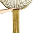thumbnail image 2 of Yipa Sheer String Curtains Beads Thread Curtains Panels Glitter Tassel Window Drape Room Divider Fringe String Door Curtain, 2 of 6