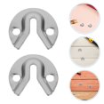 thumbnail image 1 of PENIKOKO 30Ud Clips De Montaje Para Y Marcos Plata Con De Llave Para Seguro En Pared, 1 of 8