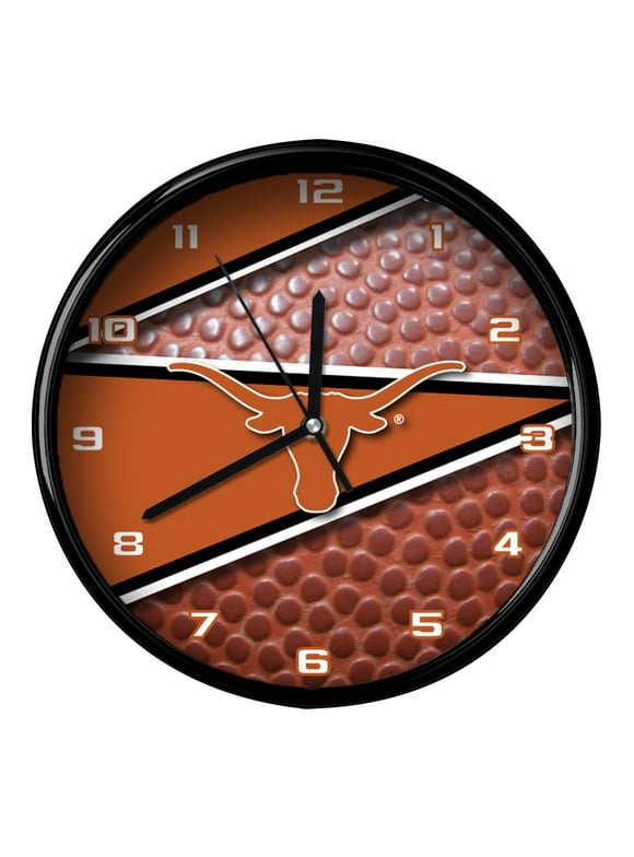 Texas Longhorns 12'' Football Clock