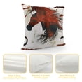 thumbnail image 4 of Orinice Horse Graphic Decorative Throw Pillow Cover for Home Couch Living Room Bed Sofa 18x18in, 4 of 5