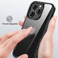 thumbnail image 4 of Designed for iPhone 14 Pro Case, Clear Hard PC Back Cover Shockproof Protective Slim Bumper Case for iPhone 14 Pro 6.1"(2022 Release), 4 of 10