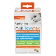 Milkflow Max Fenugreek + Shatavari Capsules, Breastfeeding Supplement, 30 Ct