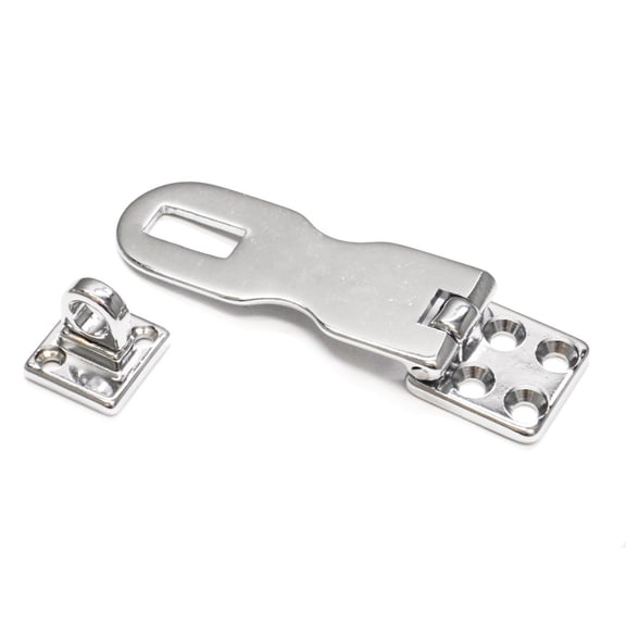 Seachoice Chrome Plated Brass Swivel Eye Hasp, 3"