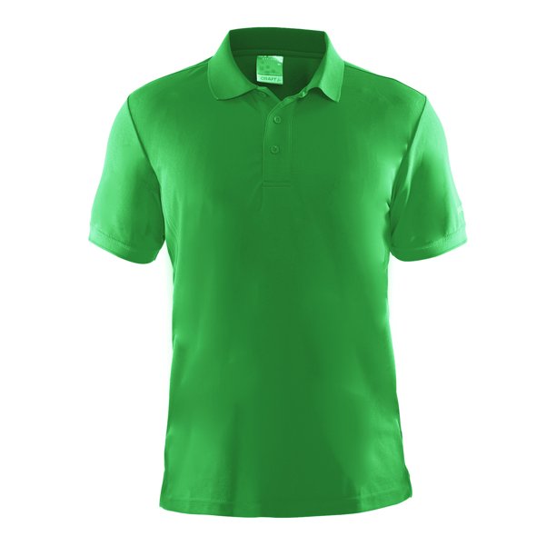 Craft - Polo pique manga corta Modelo Classic hombre caballero (Verde)