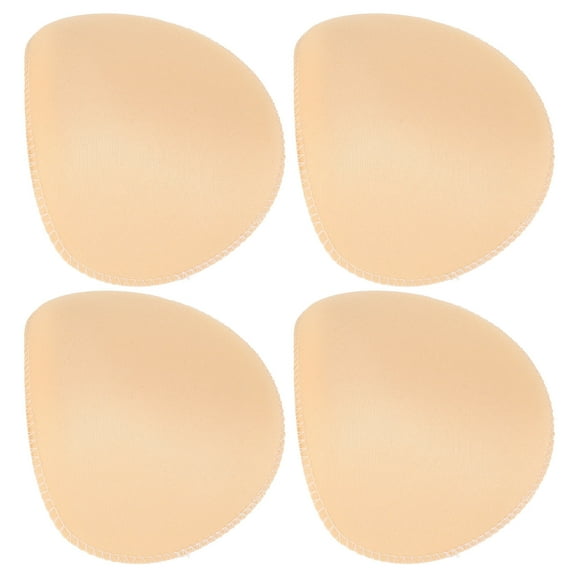 Niceauty 2Pairs Beige Foam Shoulder Enhancers with Adhesive Backing for Clothes and Jackets