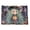 Cute Witch Hold Halloween Pumpkins, variant on Haosy 2 Panels Rod Pocket Tier Curtains 27 x 24 Light Filtering Privacy Semi Sheer for Kitchen Bathroom, Cute Witch Hold Halloween Pumpkins