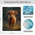 thumbnail image 3 of Diamond Art Kits for Adults - 5d Calf In Magical Forest Glow Diamond Painting for Adults, Diamond Art for Adults Beginners, Diamond Painting Kits for Adults for Home Wall Decor, 3 of 7
