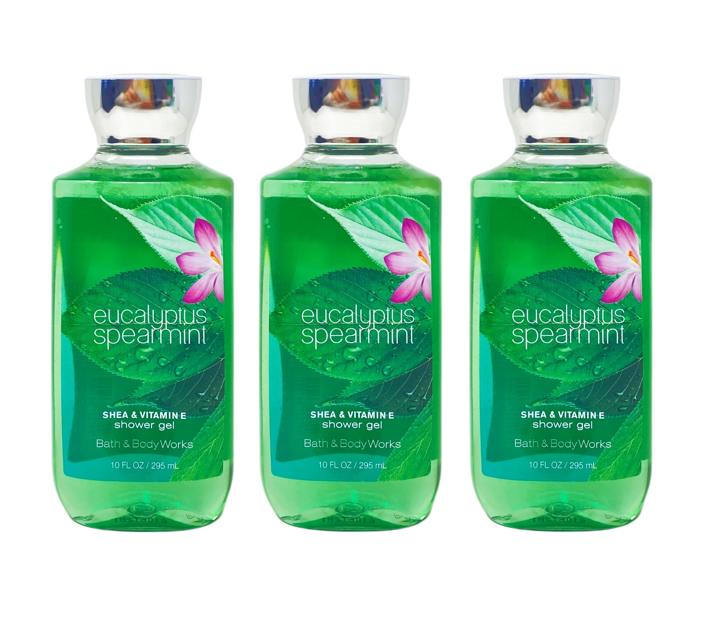 Bath and Body Works Eucalyptus Spearmint 3 Pack Shea & Vitamin E Shower