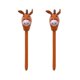 thumbnail image 1 of Vogacara 2 piezas de juguete de dibujos animados cabeza de caballo palo sellar el enchufe de aire luz y suave accesorio para actuación en Juegos de césped Marrón, 1 of 6
