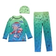 thumbnail image 1 of JTieacloth High Elasticity Boys Swimwear Surfing Trunks And Rash Guard For Kids Swimming Pool Beach,Sizes 5-6 Years, 1 of 6