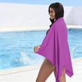 thumbnail image 4 of Lzobxe Oversized Beach Towel Lightweight Quick Dry Sandless Pool Swim Towel Stripe and Solid Color Beach Blanket for Beach, Pool, Shower, or Bath Use, 4 of 8