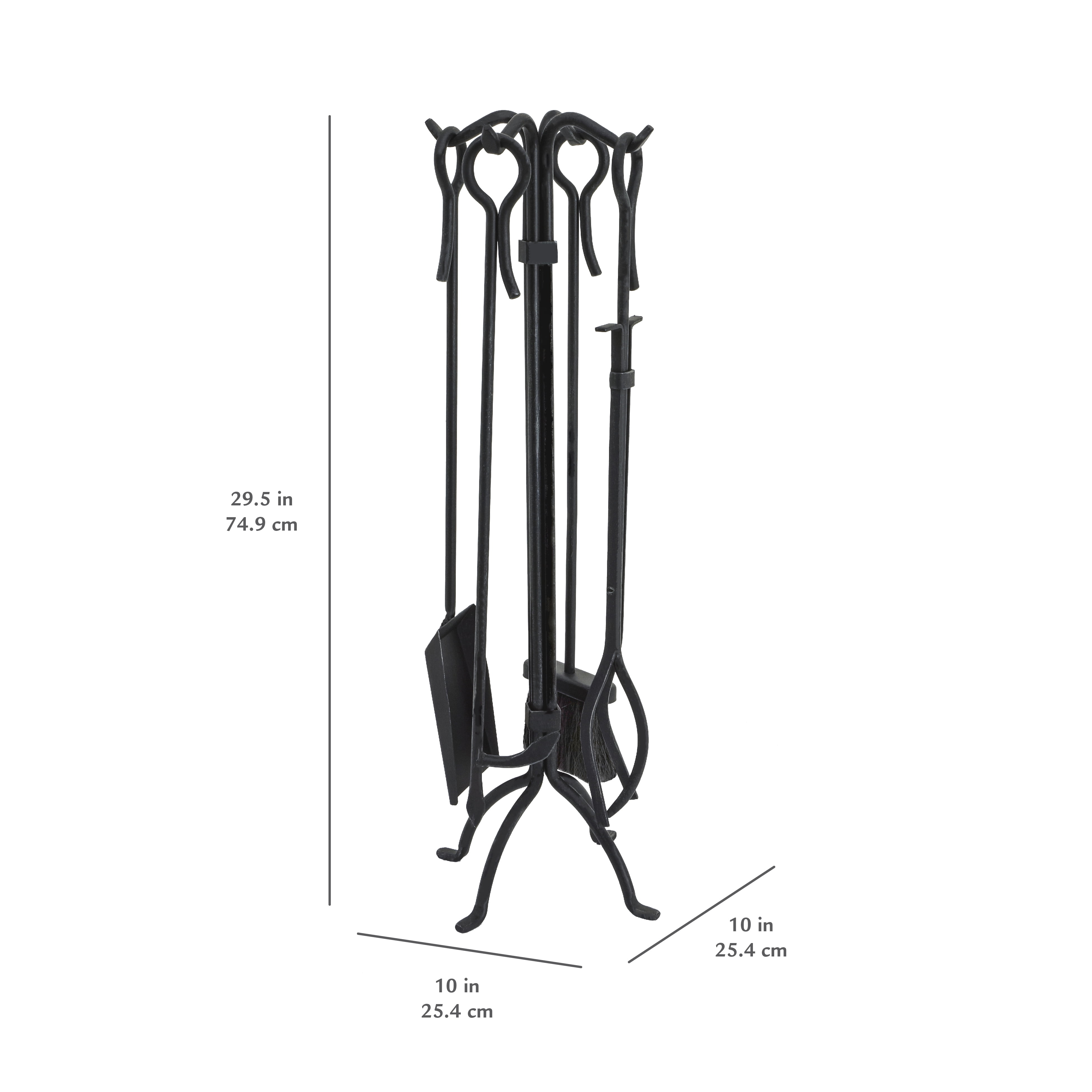 Pleasant Hearth FA104TLA  Selene Steel Fireplace Tool Set