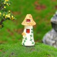 thumbnail image 1 of House Figure Micro Landscape Home Decoration Miniature Fairy Garde Yellow, 1 of 5