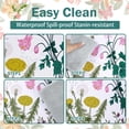 thumbnail image 4 of Floral Table Cloth Round 60 Inch, Waterproof Wild Flowers Tablecloths Farmhouse, Washable Pastoral Table Cover Spillproof Spring Summer Table Cloths Cover for Picnic Indoor Outdoor Dining, 4 of 5