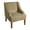 Brown, variant on HomePop Velvet Swoop Arm Accent Chair