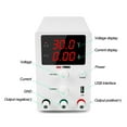 thumbnail image 3 of Switching DC Lab Power Supply Voltage Regulators 30V 10A 120V 3A Adjustable Unit Bench Source With Clamp Multimeter ,Low-loss, 3 of 7