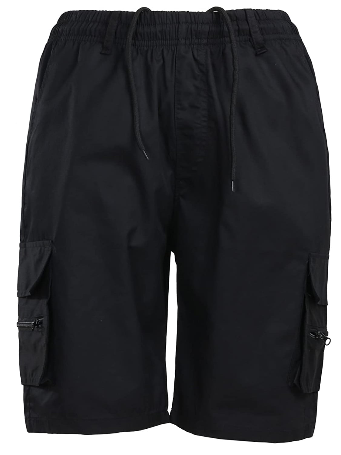 cargo shorts elastic waistband