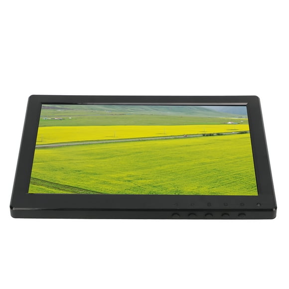 Monitor De Computadora, Pantalla De Visualización Para Juegos TFT LCD Interfaz De Entrada Múltiple Control Remoto Instalación Fácil 100-240 V Con Soporte De Base Para DVR