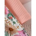 thumbnail image 6 of Suealasg Toddler Girl 2pcs Spring Outfits 3M 6M 9M 12M 18M 24M Baby Girls Clothes Infant Girl Long Sleeve Bow Front Floral Suspender Dress Headband Set, 6 of 9