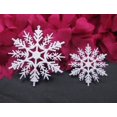 thumbnail image 1 of 12 copos de nieve de plástico blanco para Navidad, decoración navideña para festivales de cine, accesorios de decoración, colgante de copo de nieve de 5 a 30 cm, 1 of 4