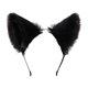 thumbnail image 4 of Diadema de felpa con orejas, tocados para el pelo, accesorios para fiestas de disfraces, accesorios para el cabello para puesta en escena, fiestas de Negro, 4 of 10