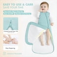 thumbnail image 3 of Saco de dormir para bebés de rayón de bambú HAPIU, paquete de 2 unidades, 18 a 36 meses, 3 of 4