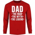 thumbnail image 1 of Men DAD The Man The Myth The Legend Long Sleeve Shirt, 1 of 2