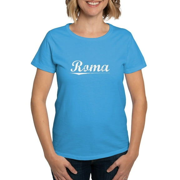 CafePress - Aged, Roma Women's Dark T Shirt - Women's Traditional Fit Dark T-Shirt