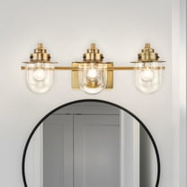 Urban Ambiance Columbus Bathroom Vanity Light - Polished Chrome, 24.4" Wide, Vintage Style 5 thumbnail image