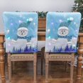 thumbnail image 1 of Led Lights Christmas Chair Back Covers Set Of 2,snowman Chair Protector Cover, 1 of 5