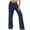 Blue, variant on qolati Baggy Cargo Pants for Women Trendy Drawstring Elastic Waist Parachute Jogger Pants Loose Wide Leg Trackpants Y2k Streetwear Sweatpants
