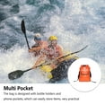thumbnail image 4 of Greeniant Bolsa seca impermeable 22L de camuflaje de gran capacidad con hebilla con bolsillo para teléfono Paquete de deportes Deportes acuáticos Naranja, 4 of 6