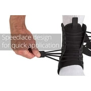 Ossur FormFit Ankle Brace with Speedlace & Figure 8 Straps | Single Pull Closure & Removable Semi-Rigid Stays | Ankle Immobilization Post Injury or Prophylactic Use | Durable Material | Large