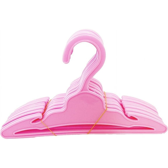 18 Inch Doll Clothes Hangers- 24 Pink Hangers Fits 18 Inch Doll Clothes
