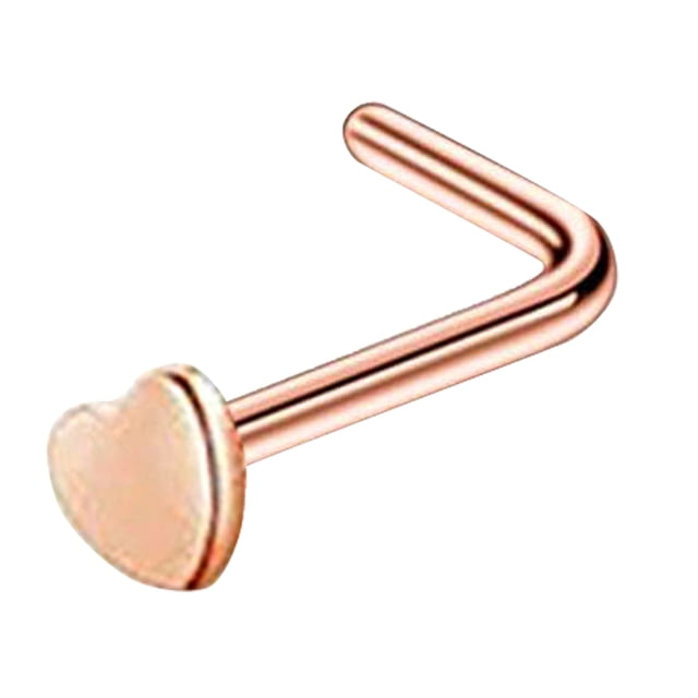 Anneaux de Nez en Acier Inoxydable, Bijoux de Perçage Corporel, Anneau de Nez pour Femmes, Bijoux de Perçage Nasiculaire, Anneau de Nez Non Percé, 1 Anneau de Nez Double, Anneaux de Nez Pendants