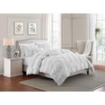 thumbnail image 3 of Floral Ruched Comforter Set, 3 of 3
