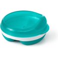 thumbnail image 4 of OXO Tot Divided Feeding Dish With Removable Ring And Storage Lid, Teal, 4 of 7