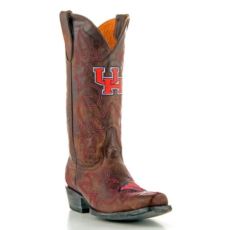 Gameday Boots Mens Leather University Of Houston Cowboy (Best Cowboy Boots Houston)