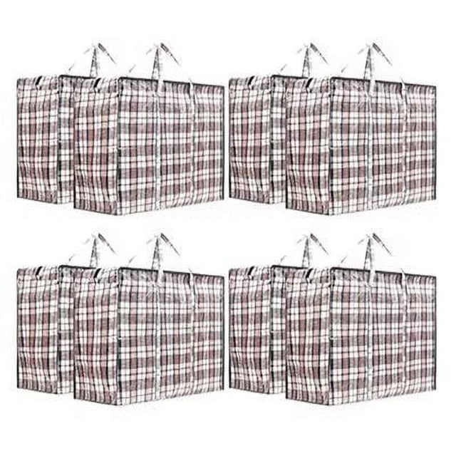 Bolsa de almacenamiento grande para guardar ropa en mudanza - Paquete múltiple 80 * 60 * 20 cm (paquete de 8)