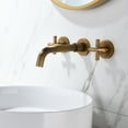 thumbnail image 2 of Bathroom Faucet Wall Mounted Bathroom Sink Faucet, 2 of 7
