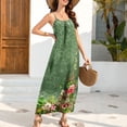 thumbnail image 5 of Momihoom Women's Floral Print Spaghetti Strap Maxi Dress, Casual Flowy Summer Dress for Vacation & Daily Wear, 5 of 9