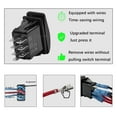 thumbnail image 4 of HAHDAXIA Blue Led Navigation Light Anchot Light Rocker Switch 7Pin ON-Off-ON Nav/ANC Light Toggle Switch for Marine Boat Ship Vessel Fishing Boat 12V 24V, 4 of 6